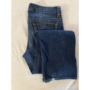 Calvin Klein, Lean Bootcut, Women's Denim Blue Jeans, Size 12